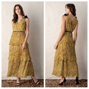 sachin and babi light blue dress Standards & Practices Plus Size Gray Floral Print Chiffon Kimono Wrap Maxi  Dress - Olivia